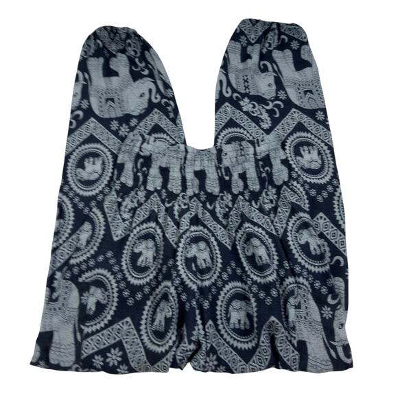 The Elephant Pants Elephant Print Boho Hippie Lightweight Pants Women's Size M - Picture 3 of 9
